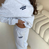 LOUNGE CLUB FLARED LEG JOGGERS