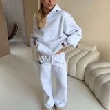 LOUNGE CLUB FLARED LEG JOGGERS